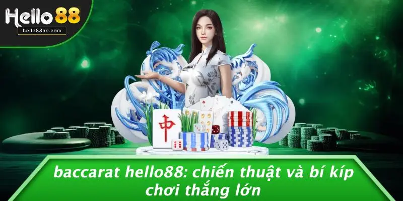 BACCARAT HELLO88: CHIẾN THUẬT VÀ BÍ KÍP CHƠI THẮNG LỚN